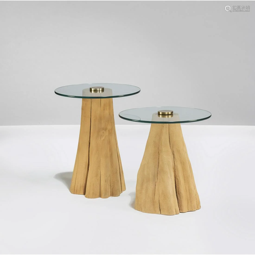 Steve Chase (20th c.-21st c.) Two side tables - Unique