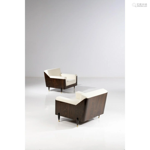 Novo Rumo (20th c.) Pair of armchairs