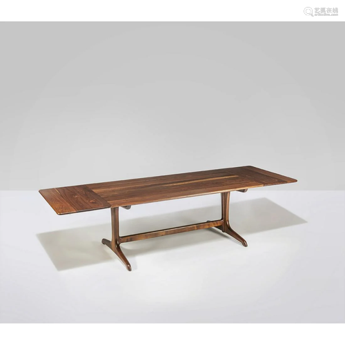 Sam Maloof (1916-2009) Dining table with extensions -