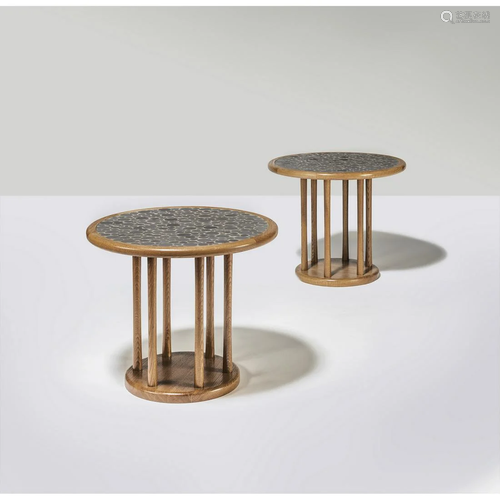 Jane & Gordon Martz (20th c.) Pair of side tables