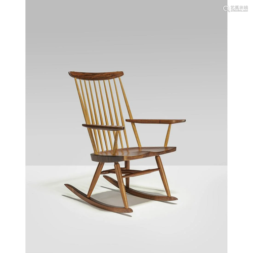 George Nakashima (1905-1990) Rocking chair - Unique