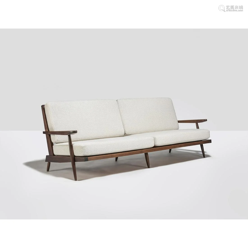 George Nakashima (1905-1990) Sofa - Unique piece