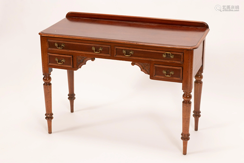 MAHOGANY DESK, C. 1930, H 30