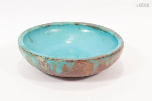 PEWABIC POTTERY BOWL H 3