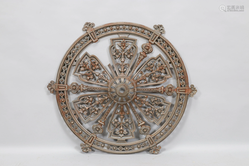 CAST IRON CEILING MOUNT, DIA 34