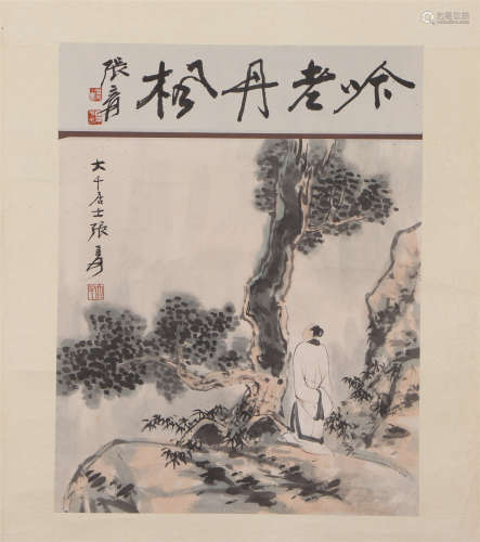 A CHINESE PAINTING OF FIGURE STORY