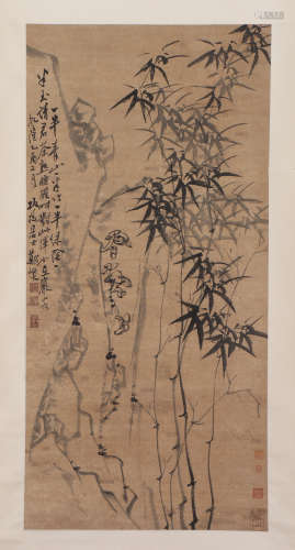 A CHINESE PAINTING OF BAMBOO