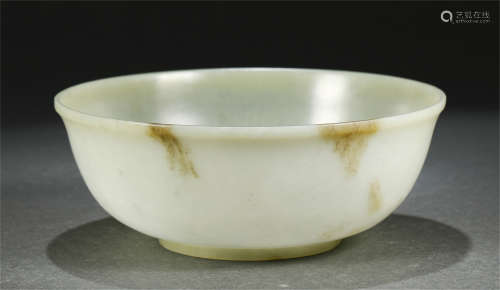 A CHINESE JADE BOWL