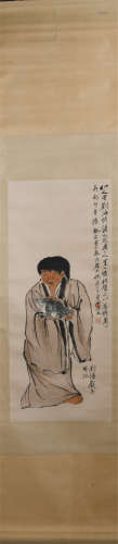 A CHINESE PAINTING OF FIGURE STORY