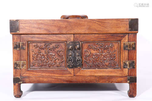 A CHINESE HARDWOOD DRESSING TABLE