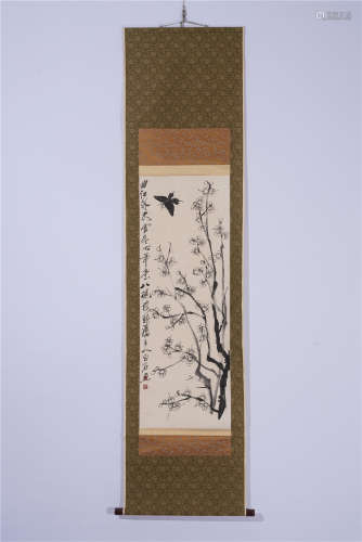 A CHINESE PAINTING OF PLUM BLOSSOM