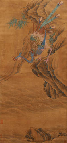 A CHINESE PAINTING OF PHOENIX