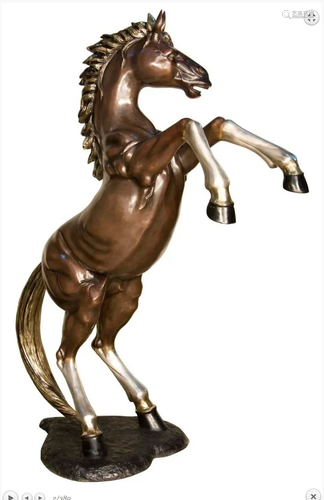 Large Bronze Horse