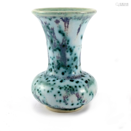 Ruskin Pottery, a small High Fired vase,