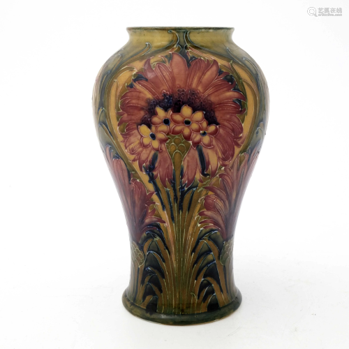 William Moorcroft, a Cornflower vase, ci