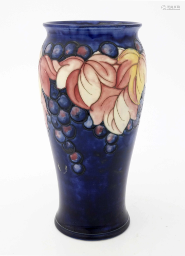 William Moorcroft, a Leaf and Berry vase