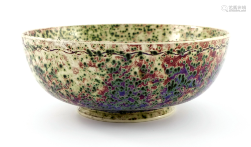 Ruskin Pottery, a High Fired bowl, 1906,