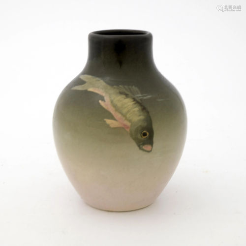 Weller Pottery, an Eocean ware vase, cir