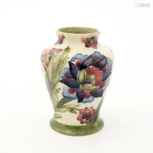 William Moorcroft, a small Persian vase,