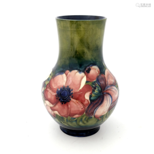 Walter Moorcroft, an Anemone vase, circa