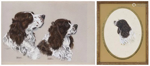 Two Dog Portraits, Weir, McPherson