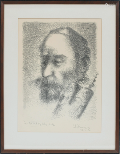 CHAIM GROSS, 1904 - 91 LITHOGRAPH 1982, H 14