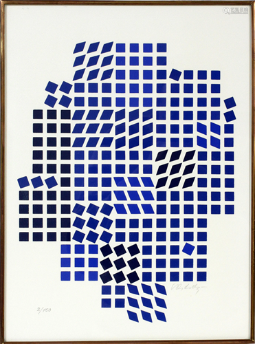 VICTOR VASARELY (FRENCH/HUNGARIAN, 1906-97),