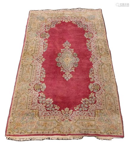 KERMAN PERSIAN CARPET W 3'11