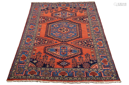 HERIZ ORIENTAL RUG W 6'11