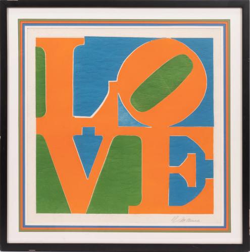 ROBERT INDIANA. (AMERICAN, 1928-2018) ETCHING …