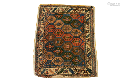 PERSIAN AFSHAR BAG FACE HANDWOVEN WOOL RUG W…