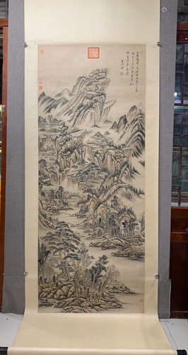 WANG YUANQI LANDSCAPE PATTERN PAINTING