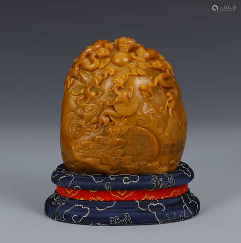 TIANHUANG STONE CARVED SEAL