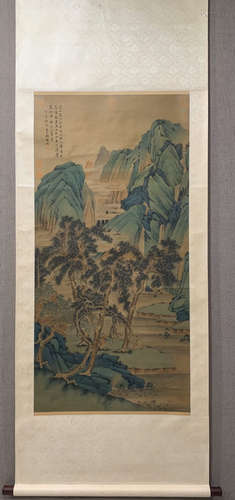 QIAN WEICHENG LANDSCAPE PATTERN PAINTING