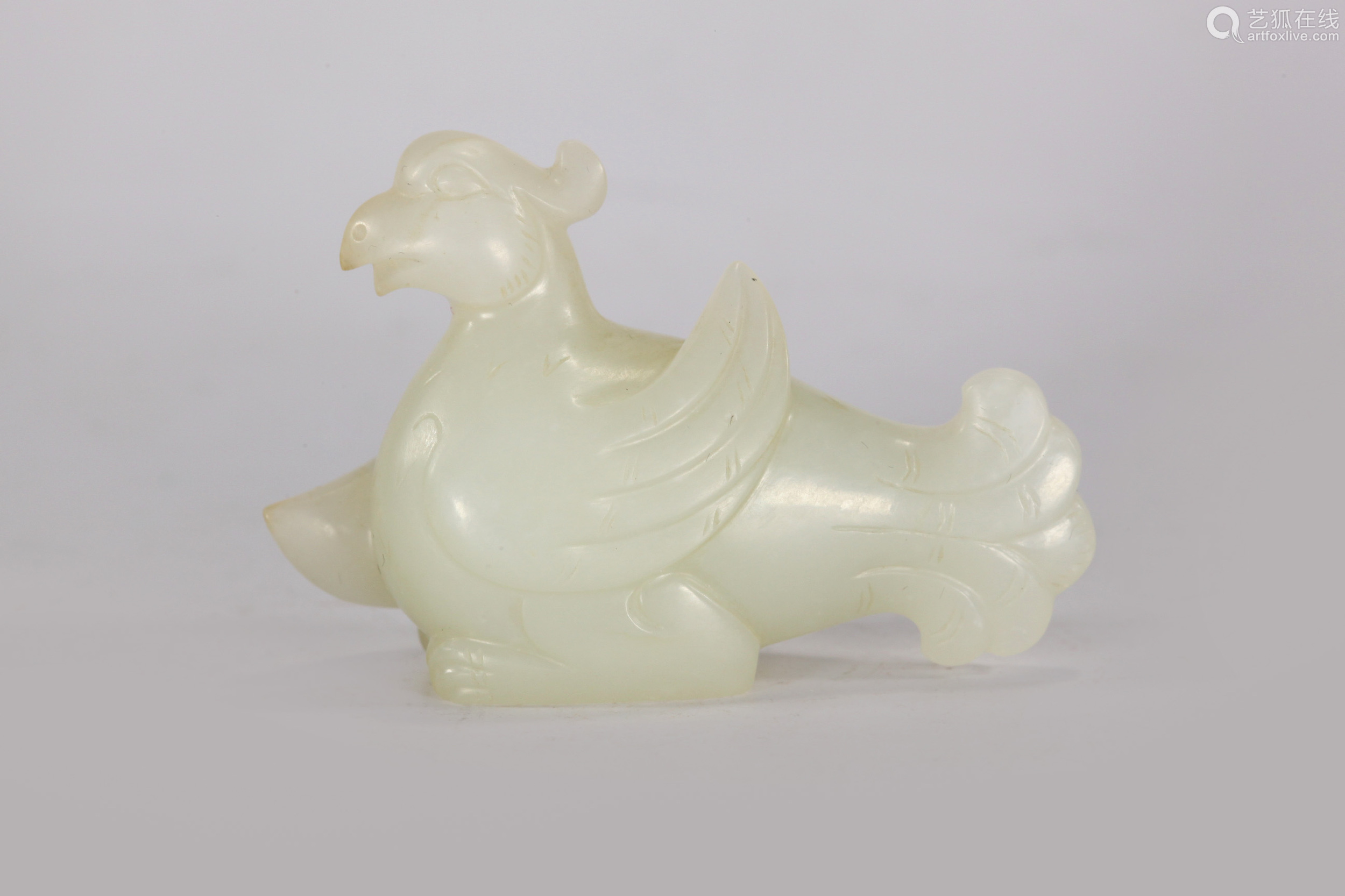 汉代和田玉凤鸟