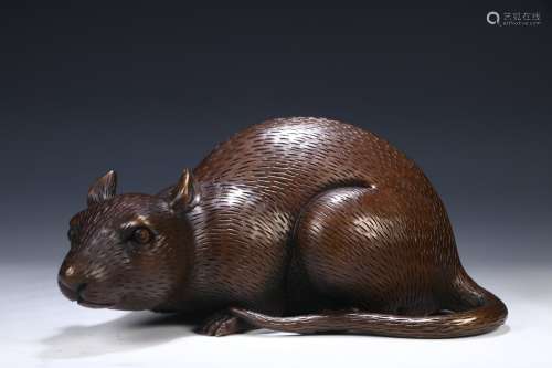 Copper Bodied Rat Ornament