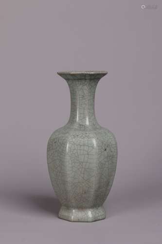 Chinese Hexagonal Vase