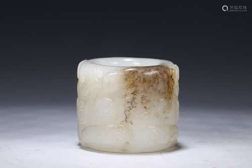 Hetian Jade Thumb Ring