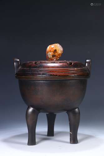 Tripod Copper Incense Burner