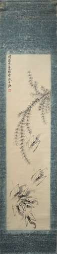 Shrimps by Qi Baishi