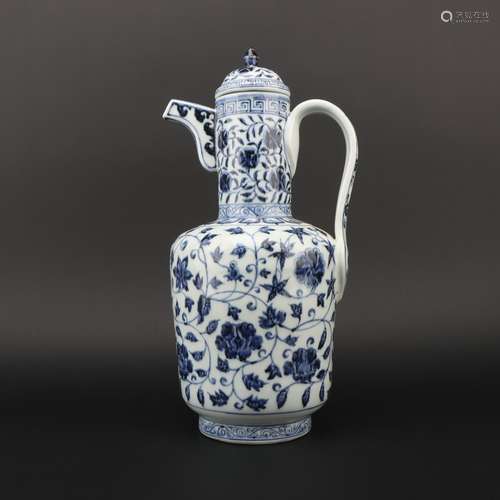 Blue-and-white Ewer