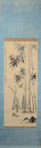 Bamboo and Bird by Tang Yun