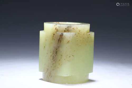 Hetian Jade Cong Ornament