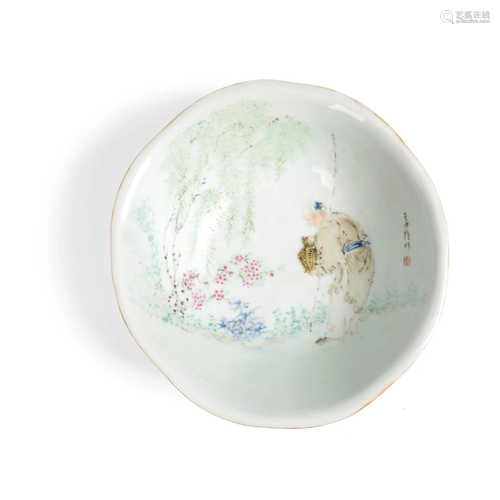 QIANJIANG ENAMELLED BOWL QING DYNASTY, 19TH CENT…