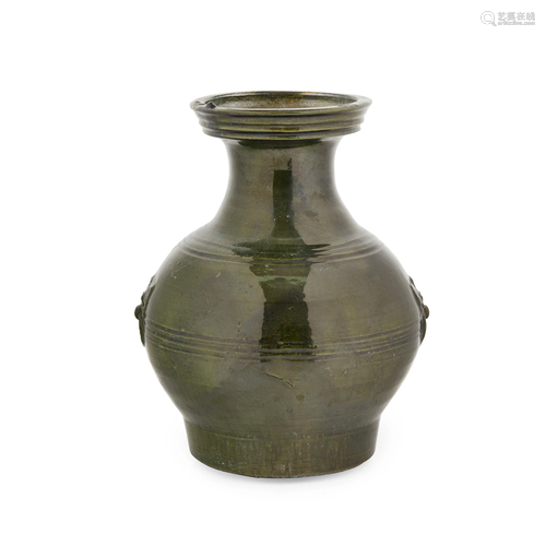 GREEN-GLAZED JAR HAN DYNASTY