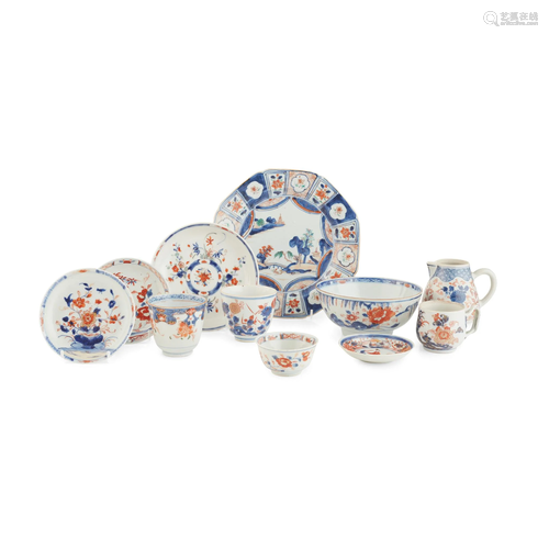 COLLECTION OF CHINESE IMARI WARES QING DYNASTY,