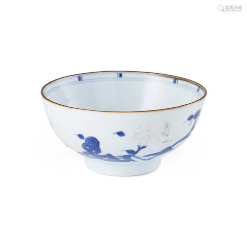 BLUE AND WHITE 'NANKING CARGO' BOWL QING DYNASTY, 18TH