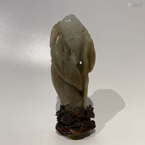 20th，Hetian jade old man