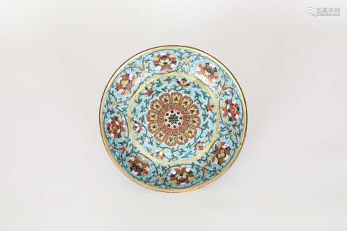 16th，Cloisonne Plate
