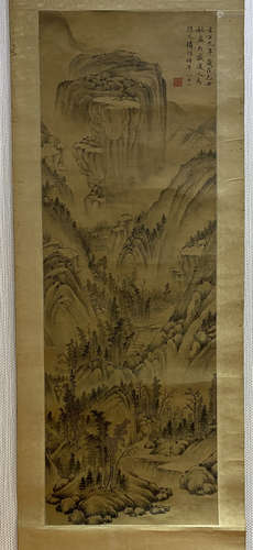 Sun Yuanli, ink landscape painting